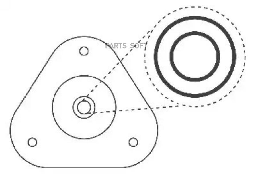 

Комплект Верхней Опоры Sm5639 KYB арт. SM5639