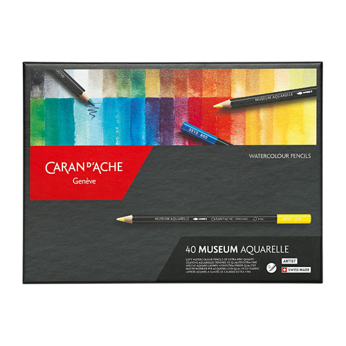 

Карандаши цветные Carandache Museum 3510.340 3510.340 дерево 3.8мм коробка картонная 40шт, 3510.340