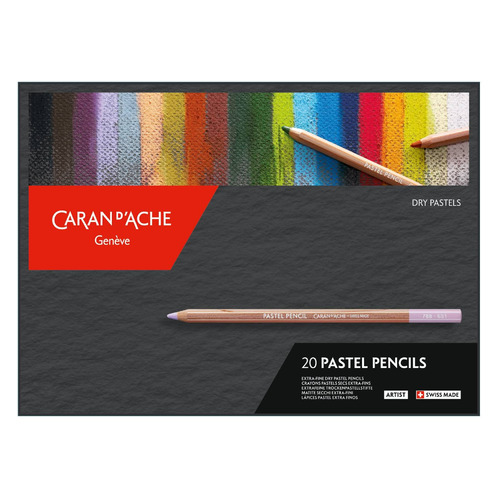 

Карандаши цветные Carandache Pastel 788.320 788.320 дерево 4.7мм коробка картонная 20шт, 788.320