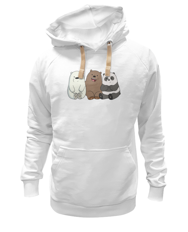 

Толстовка унисекс Printio Панда белая 3XL, Панда