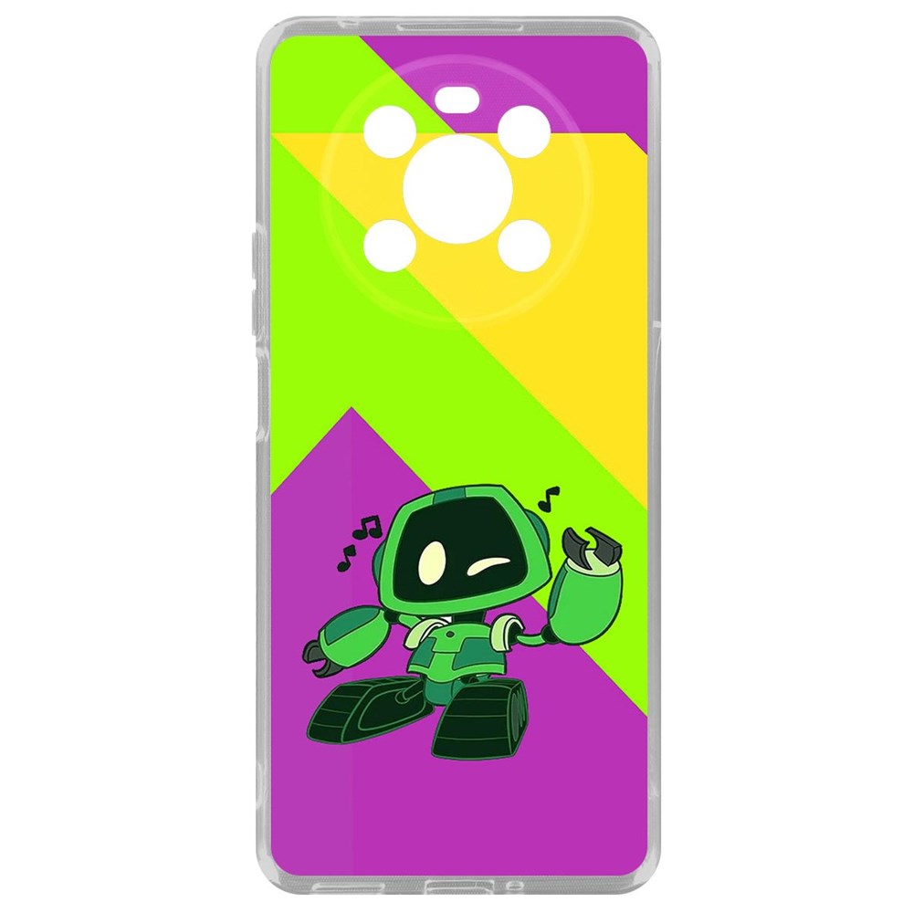 

Чехол Хаги Ваги - Буги-бот для Honor X30, Прозрачный