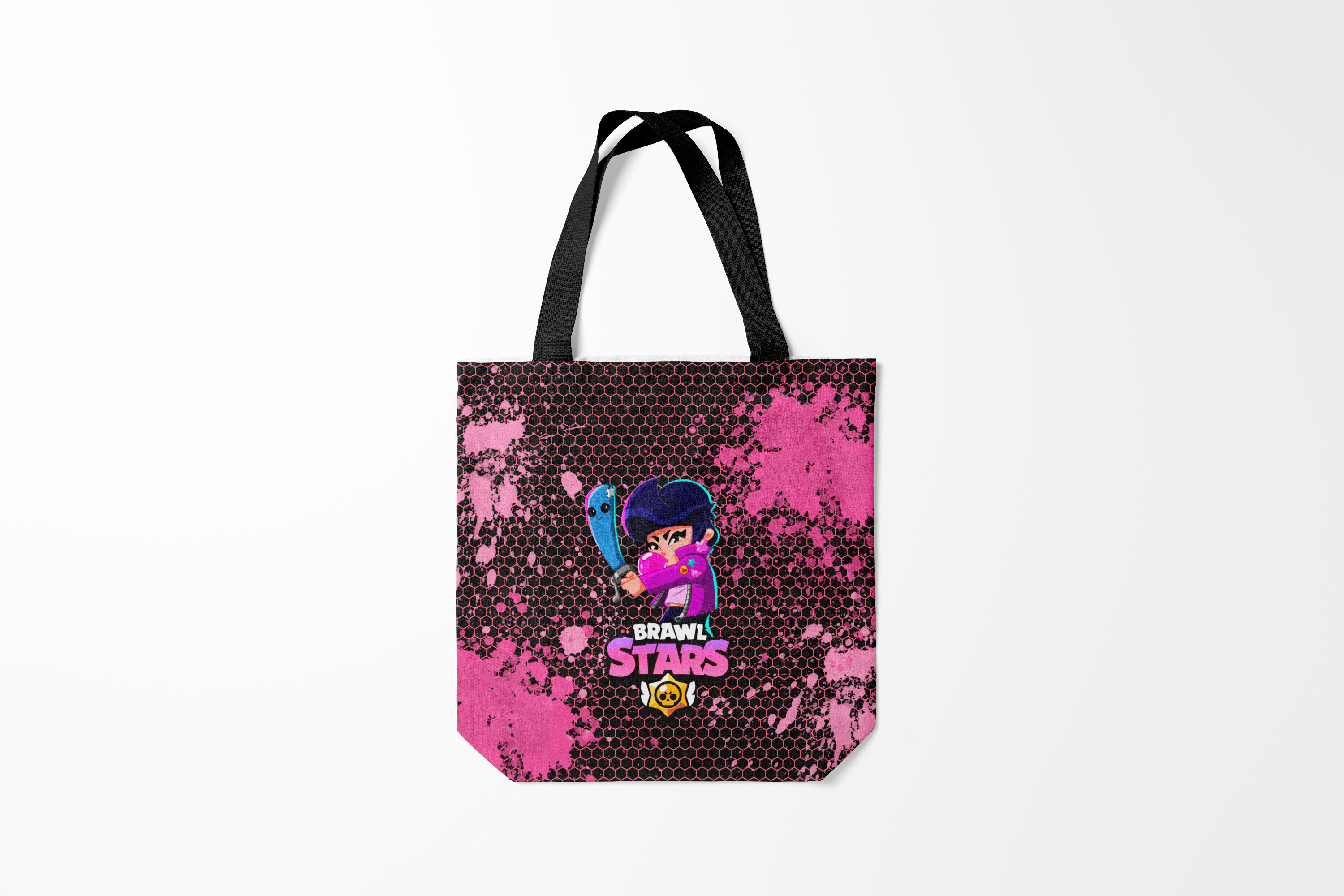 

Сумка шoппер унисекс Burnettie Brawl Stars BIBI, розовый, Brawl Stars BIBI