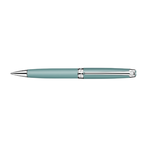 

Шариковая ручка Caran d’Ache Leman Alpine blue (4789.755) M черные подар.кор., Alpine blue