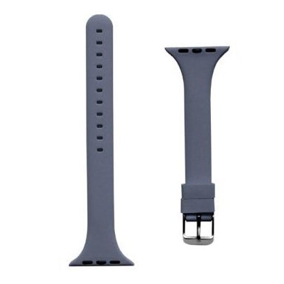 

Ремешок Apple Watch 42 mm с матовым металлическим креплением Slim серый