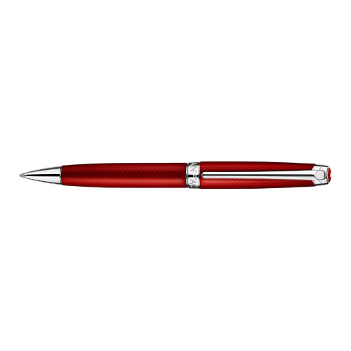 фото Шариковая ручка caran d’ache leman rouge carmin (4789.580) m черные подар.кор.