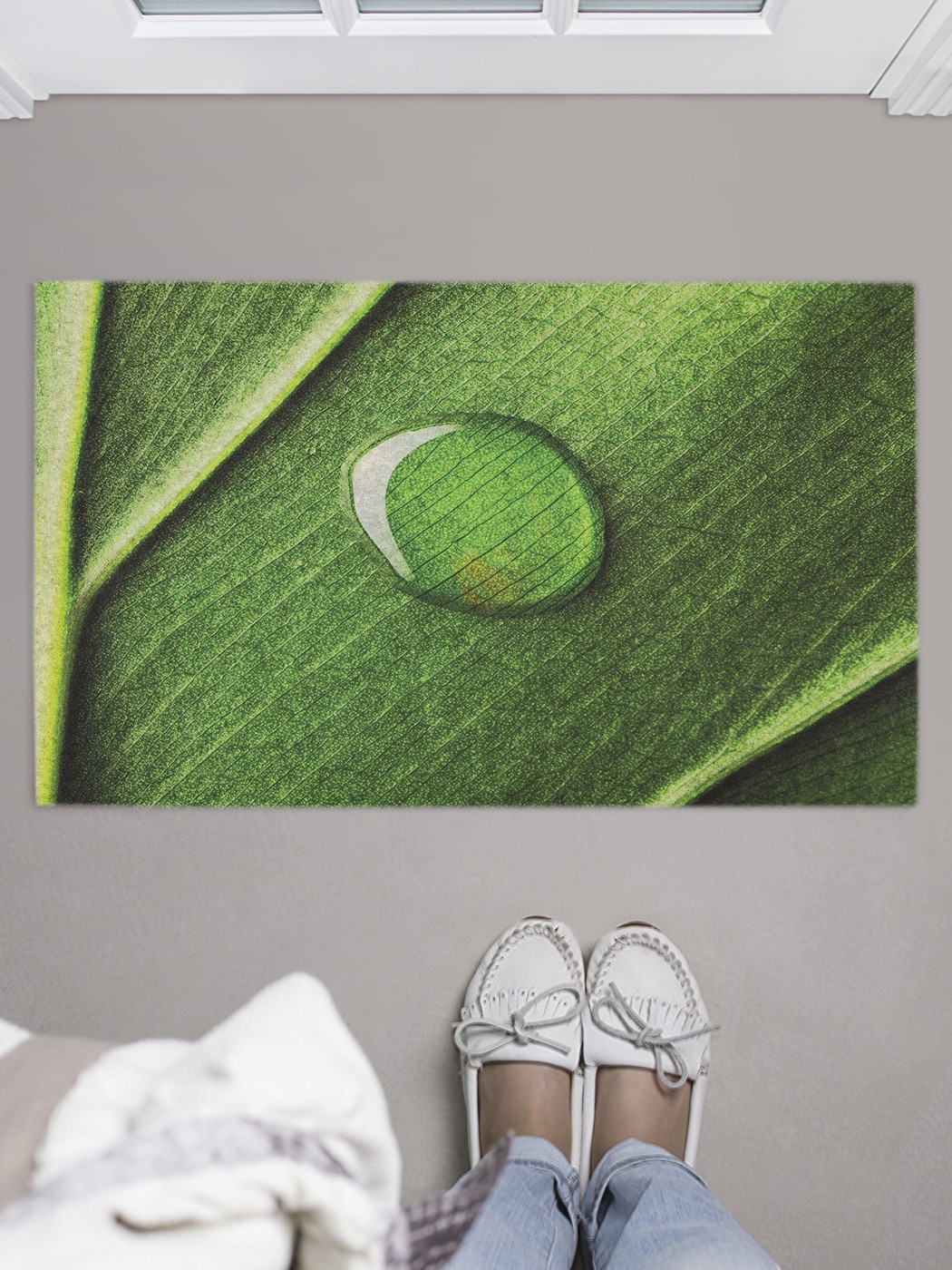 

door_27920 Придверный коврик в прихожую для обуви, на резиновой основе, 75x45 см