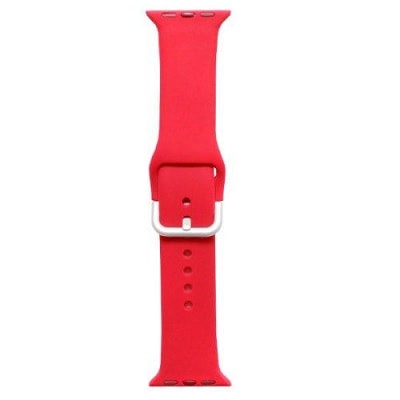 

Ремешок Apple Watch 42 mm с металлическим креплением красный