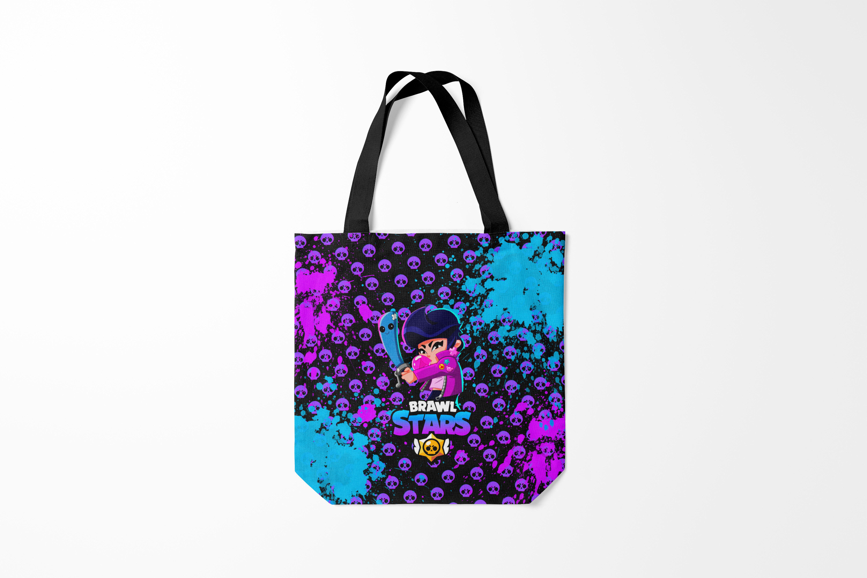 

Сумка шoппер унисекс Burnettie Brawl Stars BIBI, черный, Brawl Stars BIBI