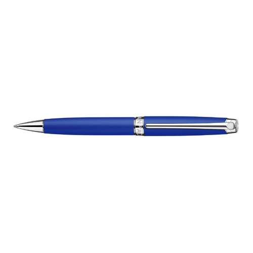 Шариковая ручка Caran d’Ache Leman Klein Blue (4789.648) M черные подар.кор.