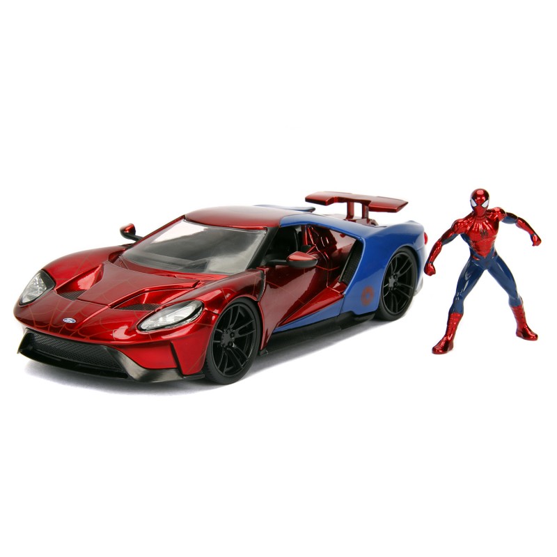 Игровой набор Jada Toys Транспорт Человек паук - Человек паук и гоночная машина (15 см)