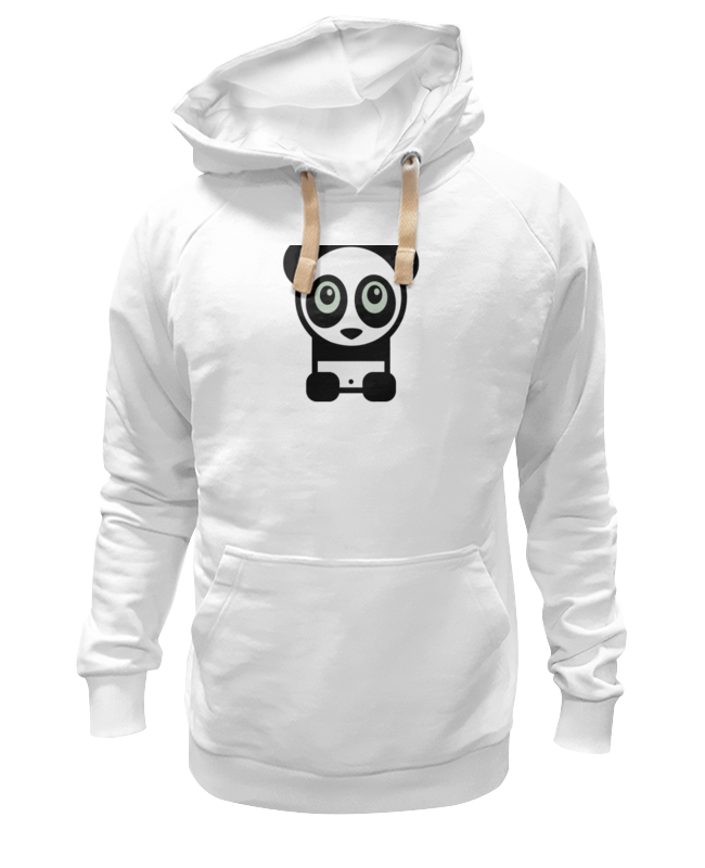 

Толстовка унисекс Printio Панда (panda) белая 3XL, Белый, Панда (panda)