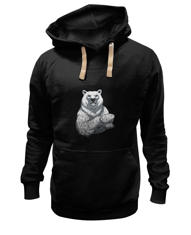 

Худи унисекс Printio Wise bear черное 3XL, Черный, Wise bear