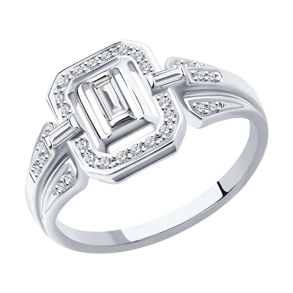 

Кольцо из золота р. 18 SOKOLOV Diamonds 1012182, бриллиант, 1012182