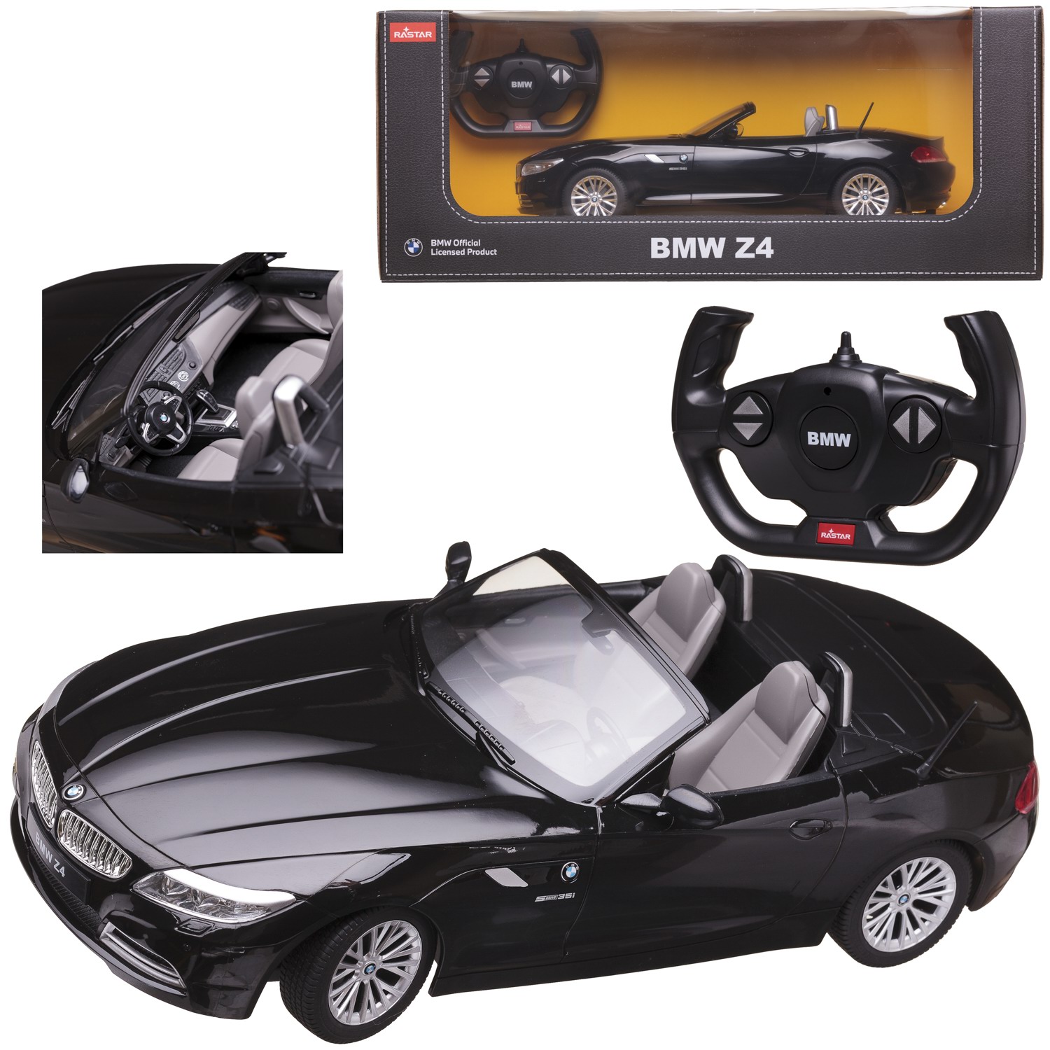 

Машина р у 1:12 BMW Z4, цвет черный 40300B, 40300B