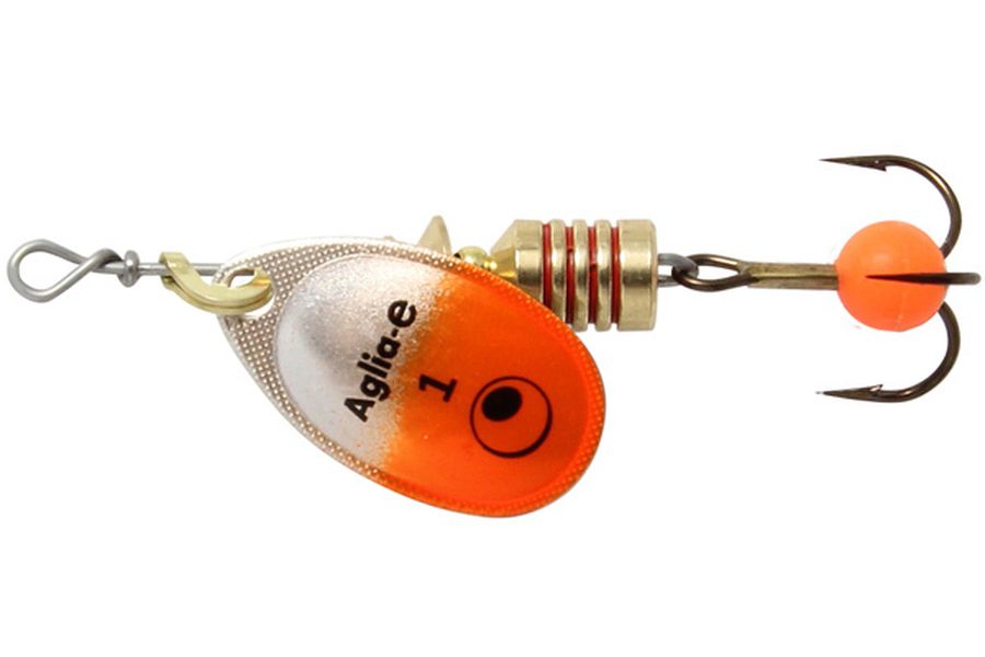 

Блесна для рыбалки вращающаяся Mepps AGLIA-E (9 / Silver/Orange / 5 / / 5 / 5 штук в, Серебристый;оранжевый, Aglia-E