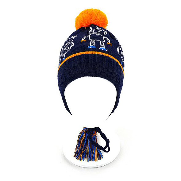 

Шапка детская Palloncino, темно-синий, оранжевый, р. 50