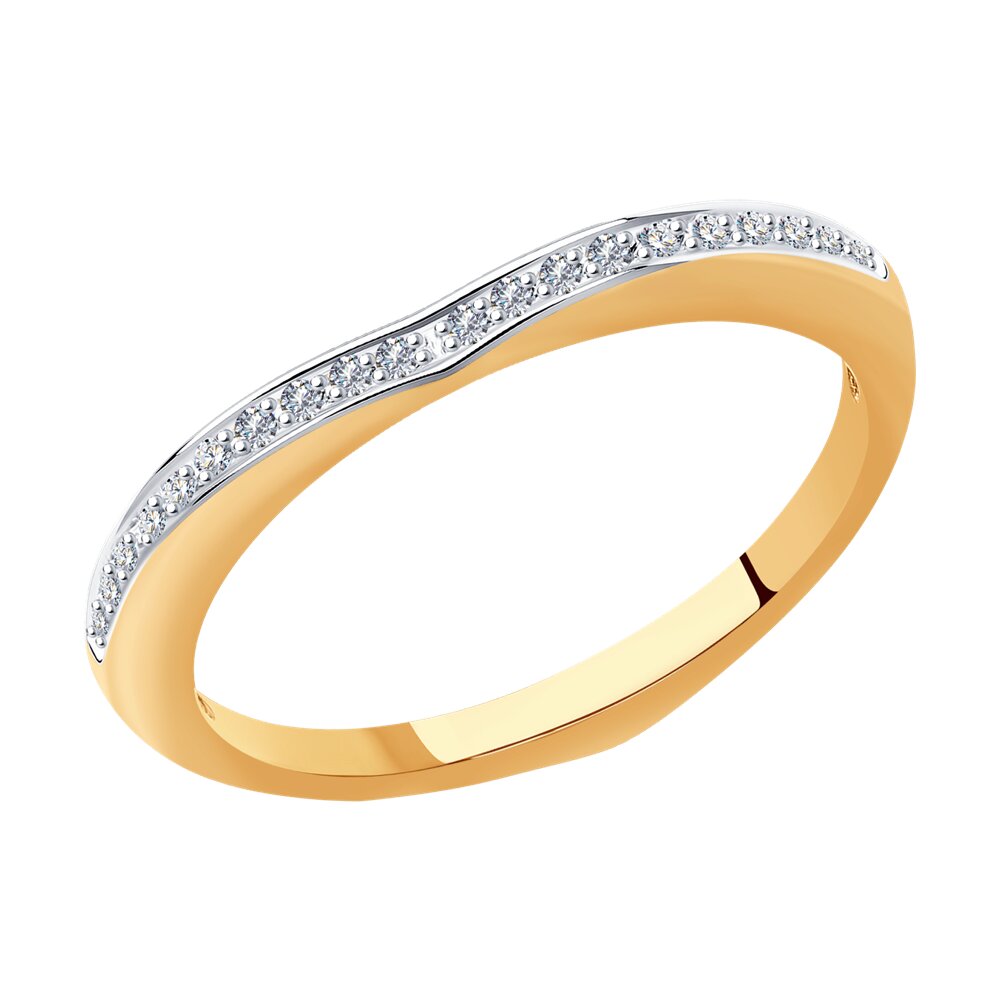 

Кольцо из красного золота с бриллиантом р. , SOKOLOV Diamonds 1012165, 1012165