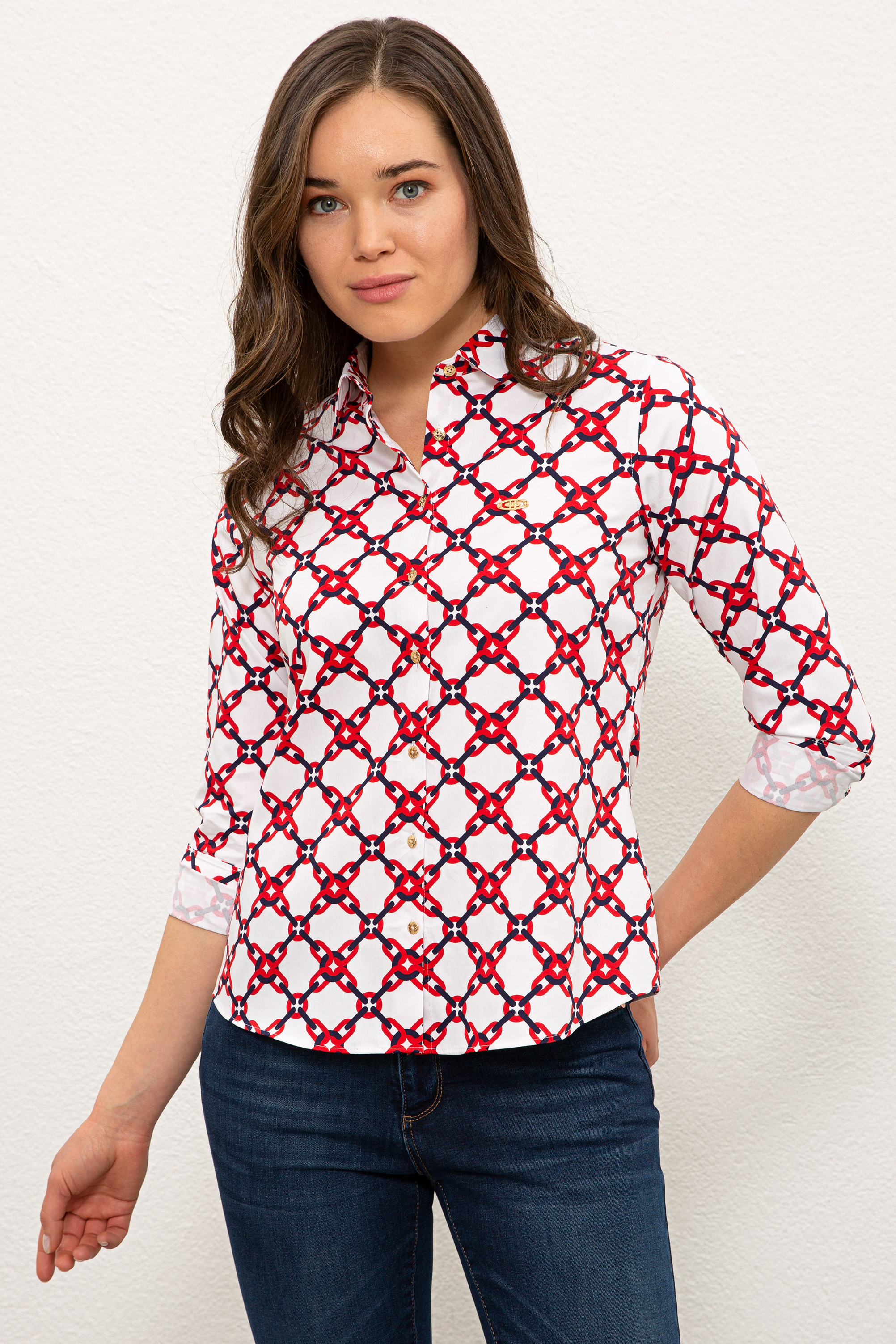 

Рубашка женская U.S. POLO Assn. G082SZ0040URANOS белая 36, G082SZ0040URANOS