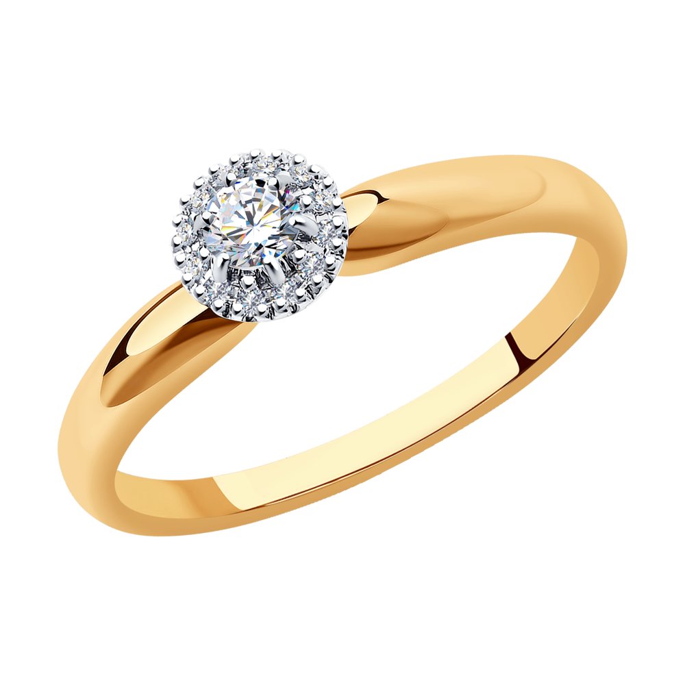 

Кольцо помолвочное из золота с бриллиантом р. , SOKOLOV Diamonds 1012157, 1012157