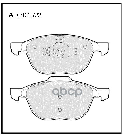 

Тормозные колодки ALLIED NIPPON дисковые передние ADB01323