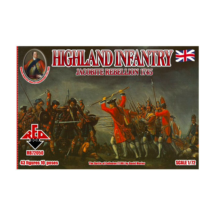 

RB72050 Фигуры Jacobite Rebellions. Highland Infantry 1745, 4820316720500