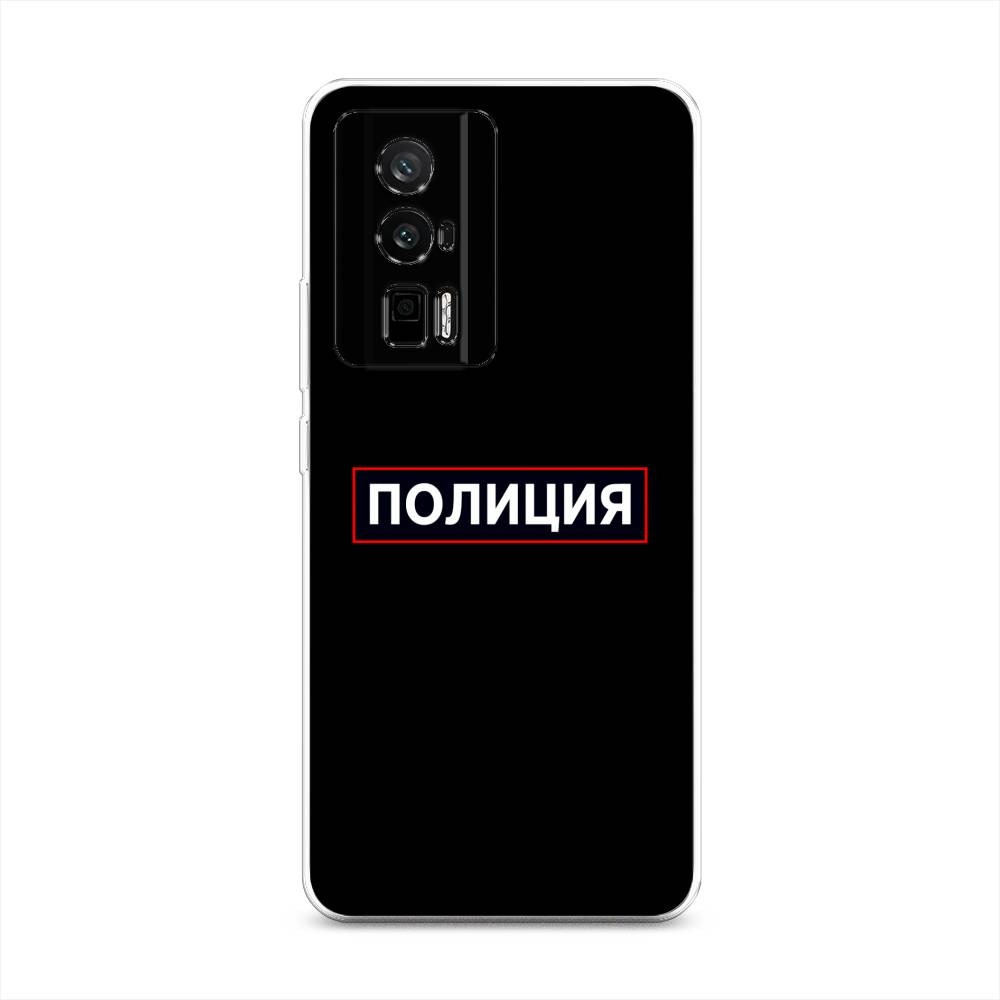 

Чехол Awog на Redmi K60 "Police logo", Черный;белый;красный, 317450-5