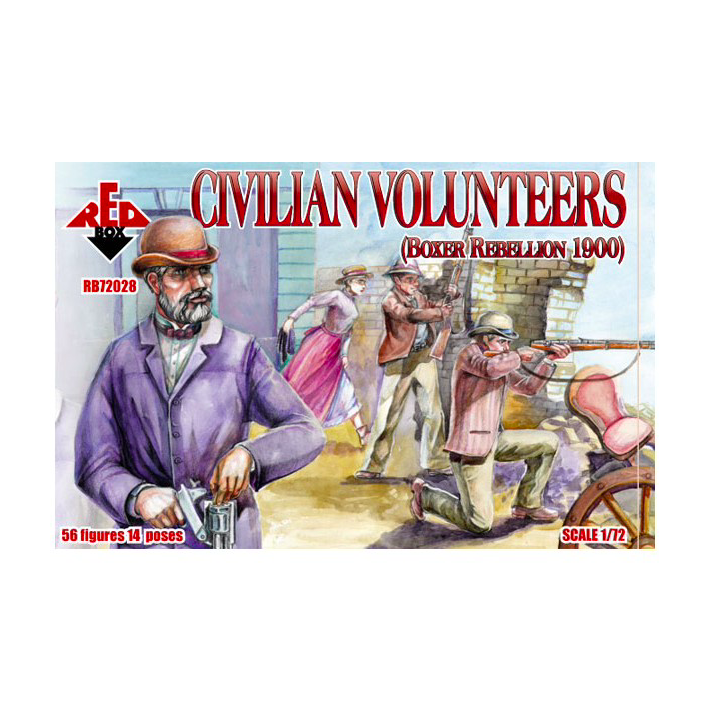 

RB72028 Фигуры Civilian Volunteers 1900 Boxer Rebellion, 4820316720289