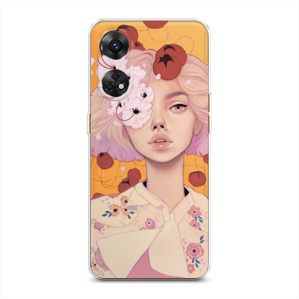 

Чехол Awog на Oppo Reno 8T 4G "Цветочная анархия", Бежевый;розовый;красный, 2513250-7