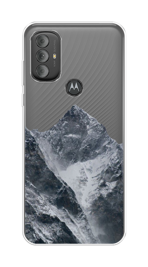 

Чехол на Motorola Moto G Power 2022 "Горы арт 4", Серый;бежевый, 242850-2