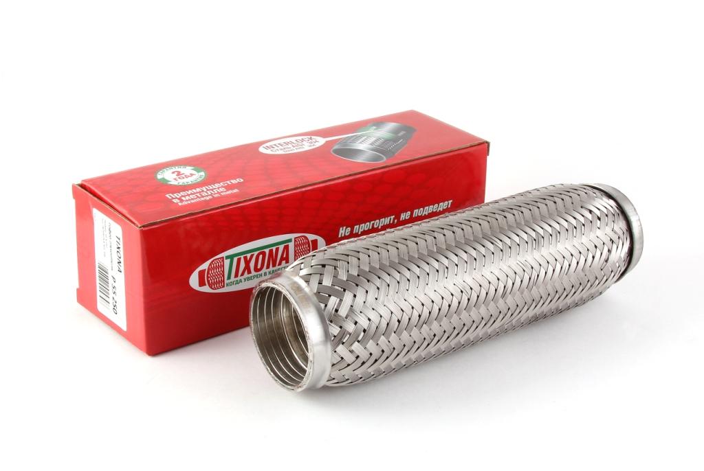 

TIXONA Гофра глушителя 55 x 250 mm. /steel AISI 304 with interlock/