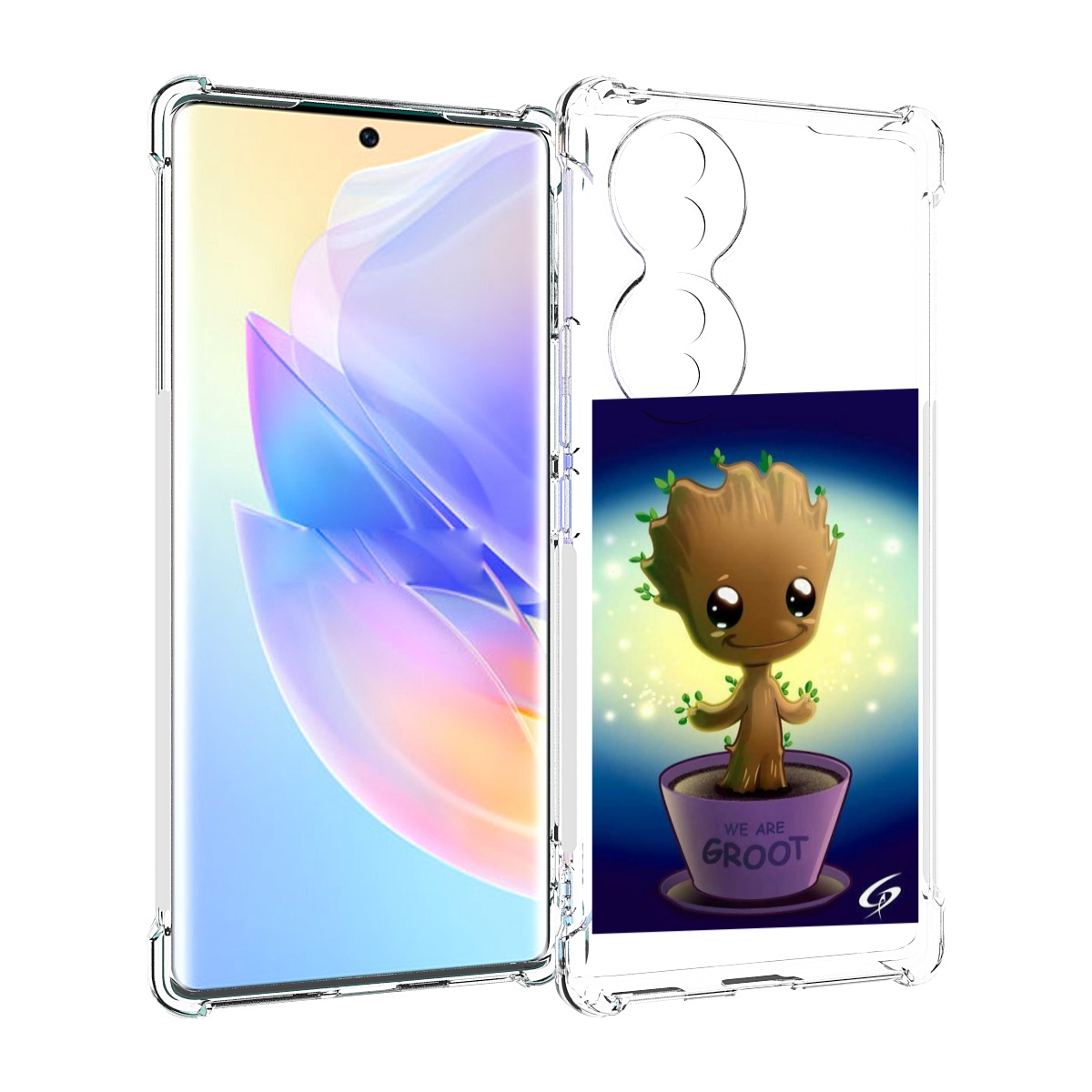 

Чехол MyPads Грут для Honor 70, Прозрачный, Tocco