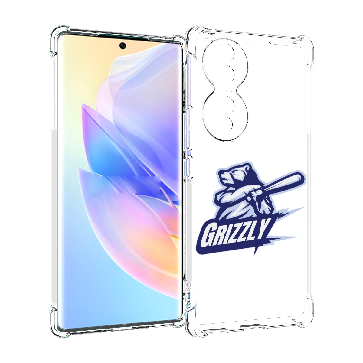 

Чехол MyPads Гризли для Honor 70, Прозрачный, Tocco