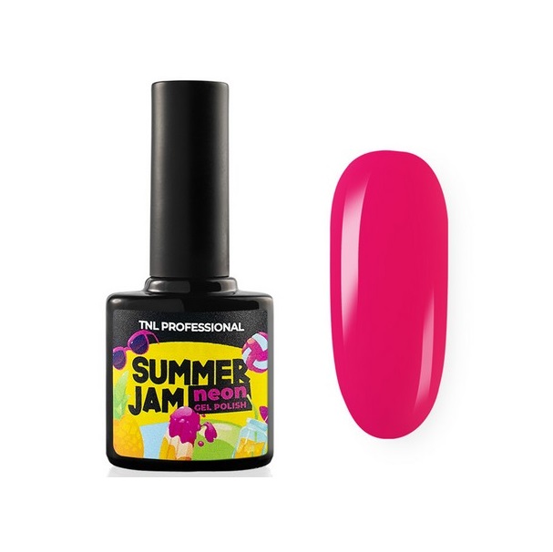 

Гель-лак TNL Professional Neon Summer Jam №08 неоновый малиновый, 10 мл