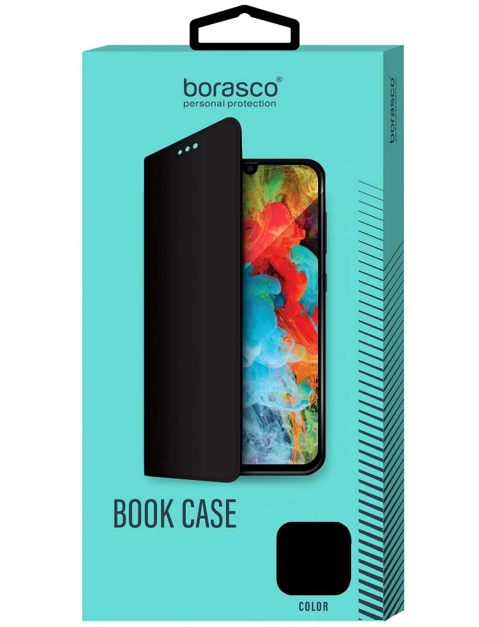 Чехол-книжка для Samsung Galaxy A73 черный Book Case, BoraSco