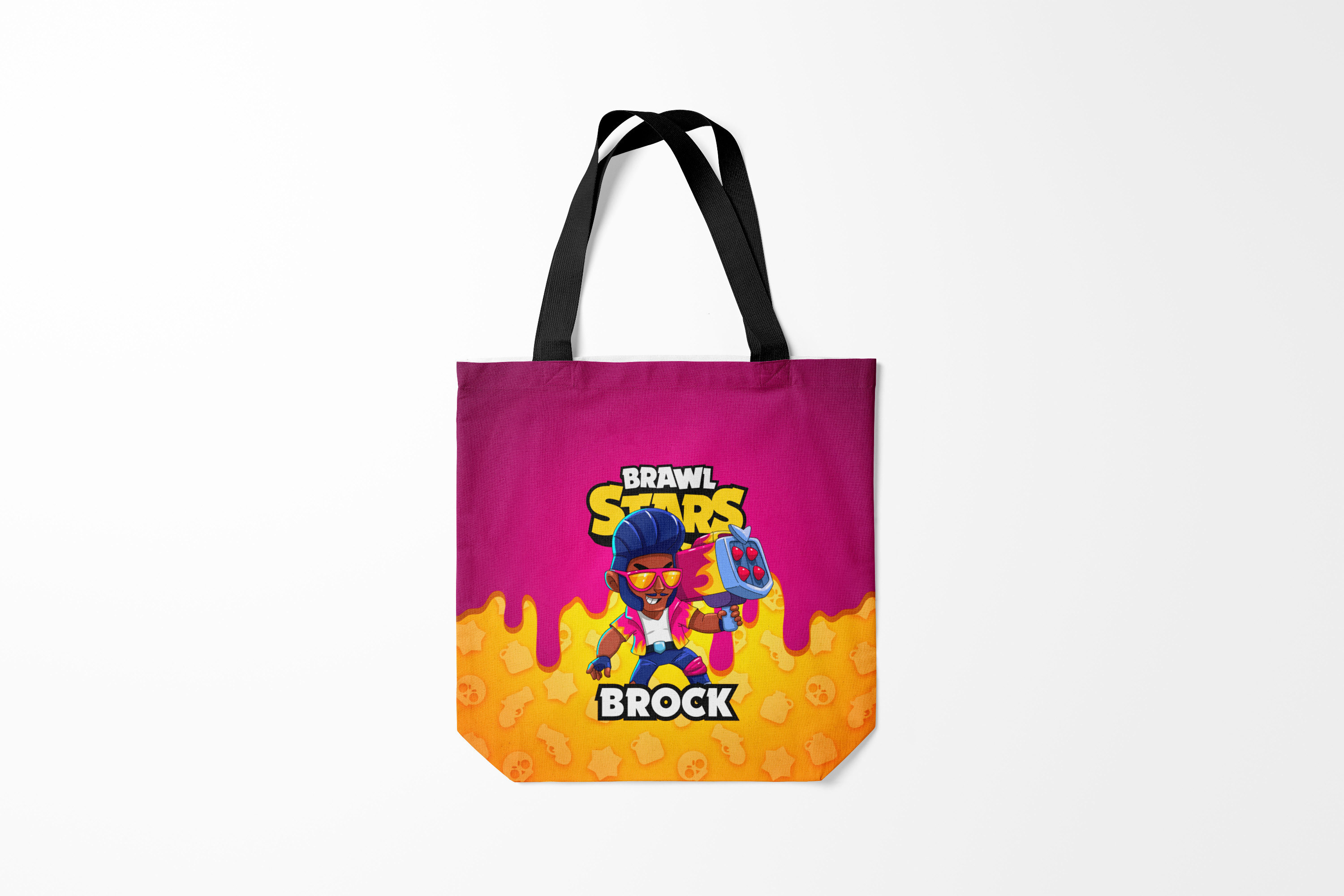 

Сумка шoппер унисекс Burnettie Brawl Stars BROCK, черный, Brawl Stars BROCK