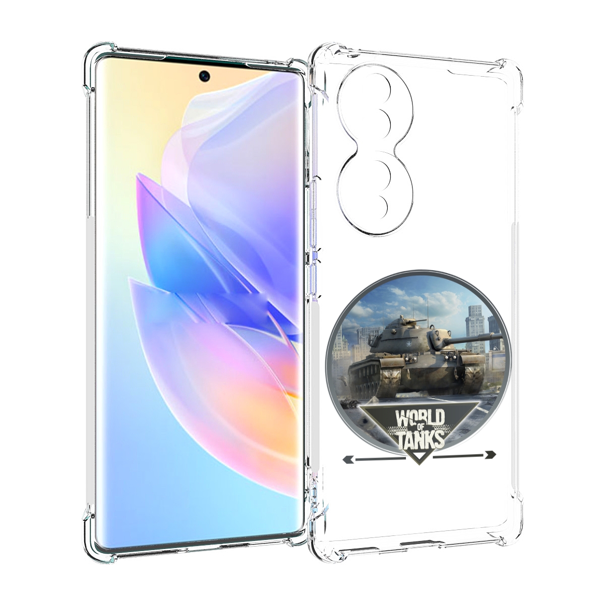 

Чехол MyPads Мир танков для Honor 70, Прозрачный, Tocco