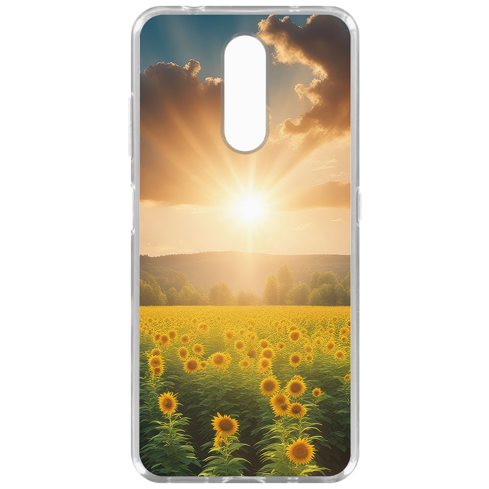 Чехол-накладка Krutoff Clear Case Солнечно для Nokia 3.2