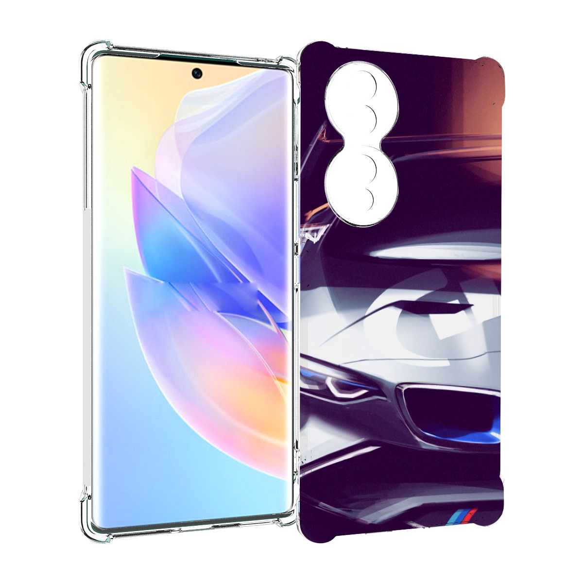 

Чехол MyPads Бэмвэ мужской для Honor 70, Прозрачный, Tocco