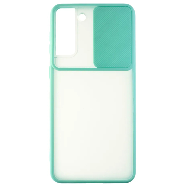 

Чехол накладка для Samsung Galaxy S21 Cover Slide Бирюзовый