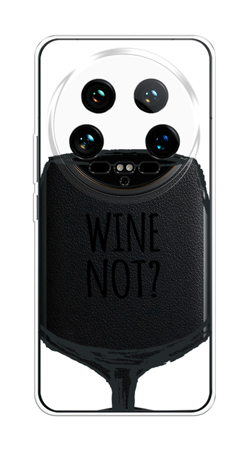 

Чехол на Xiaomi 14 Ultra "Wine not white", Белый, 321850-1