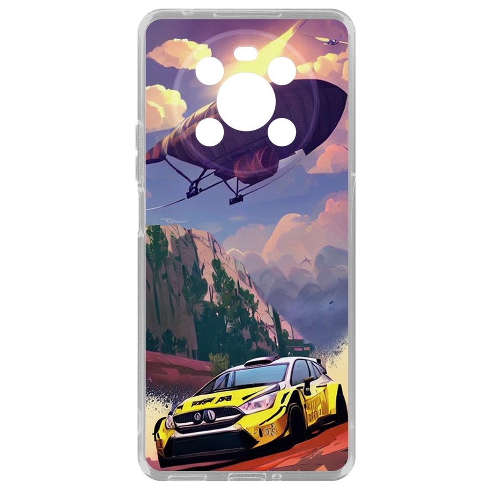 

Чехол Гонка для Honor X9, Прозрачный