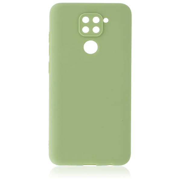 

Силиконовый чехол для Xiaomi Redmi Note 9 Soft Matte с защитой камеры Оливковый