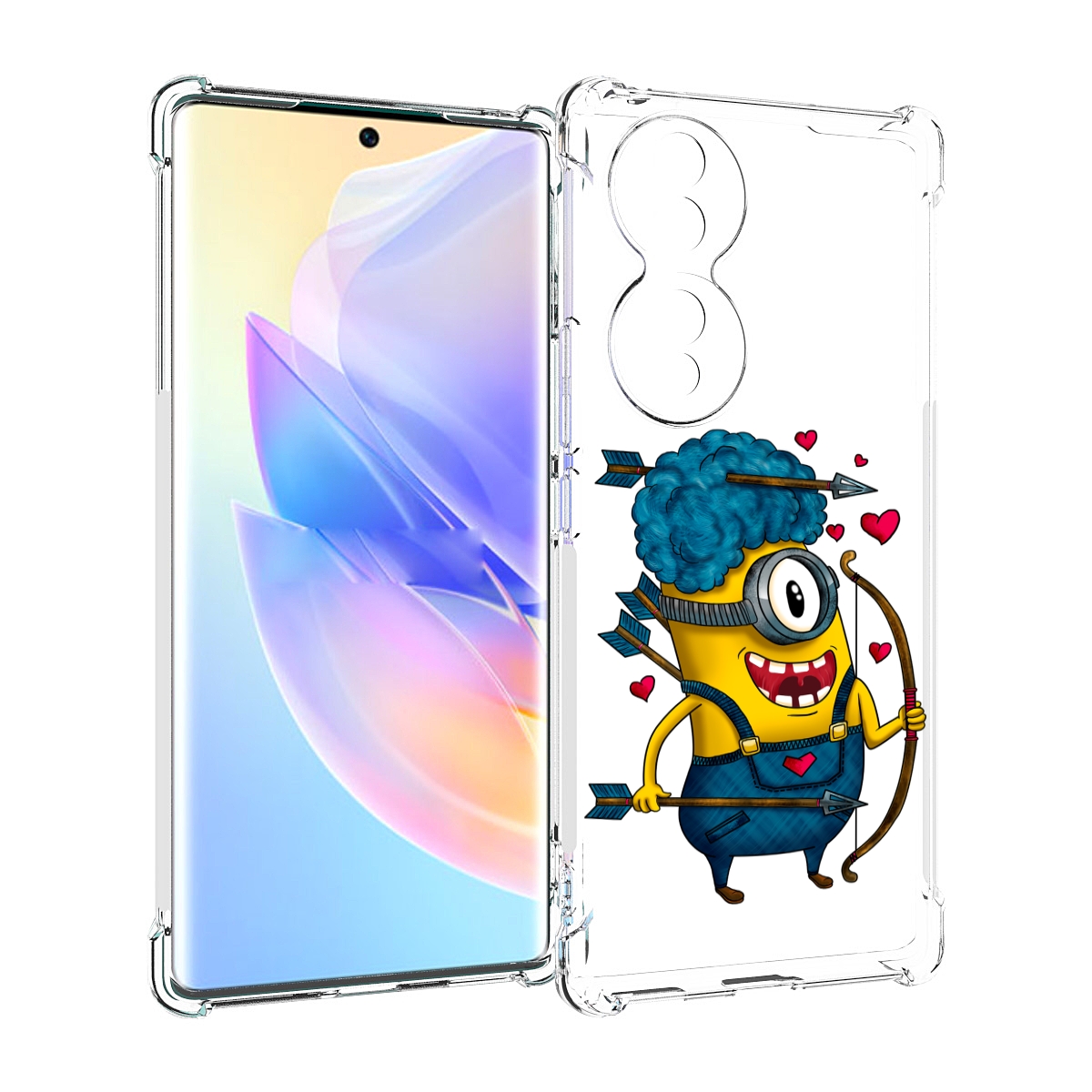 

Чехол MyPads Миньон купидон для Honor 70, Прозрачный, Tocco