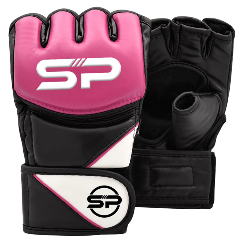 Перчатки MMA SP-GGR-T17R+ р.S, Black/Pink