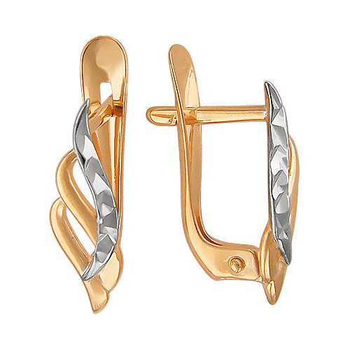 

Серьги из красного золота Эстет 01С719253, 01С719253