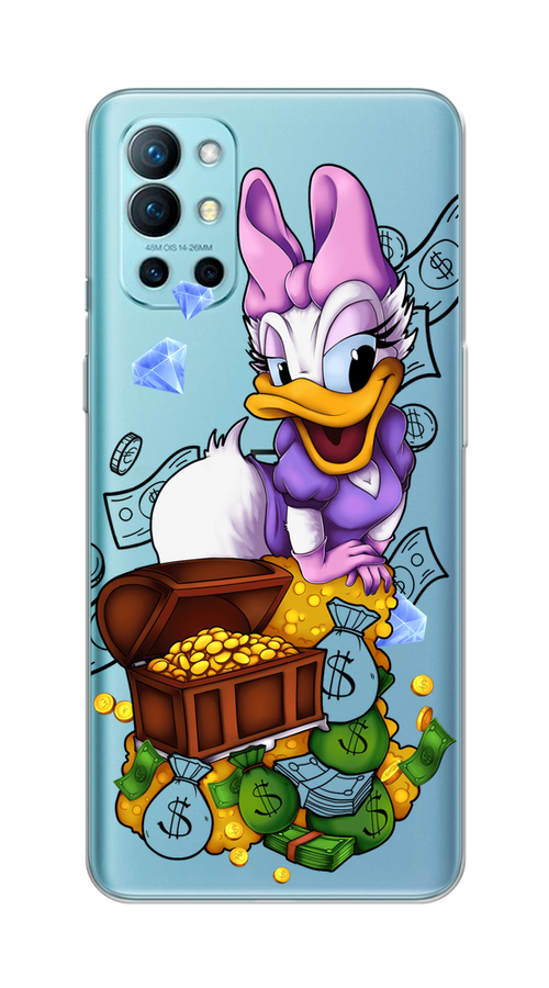 

Чехол на OnePlus 9R "Rich Daisy Duck", Коричневый;белый;фиолетовый, 151650-6