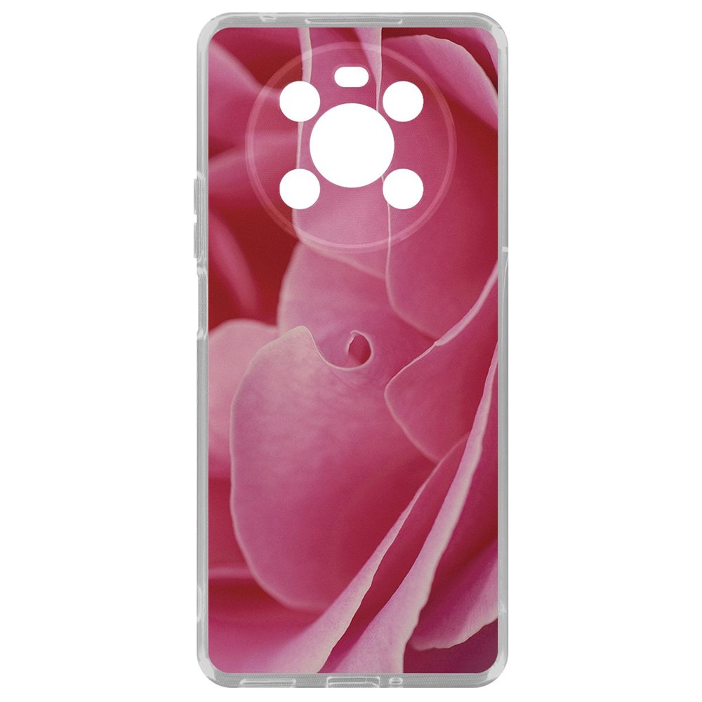 

Чехол Лепестки для Honor X9, Прозрачный