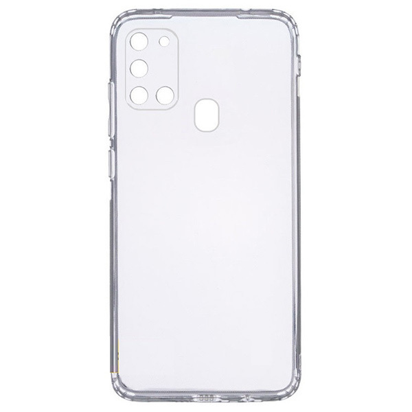 фото Силиконовый чехол для samsung galaxy a21s ultra thin case quality прозрачный zibelino