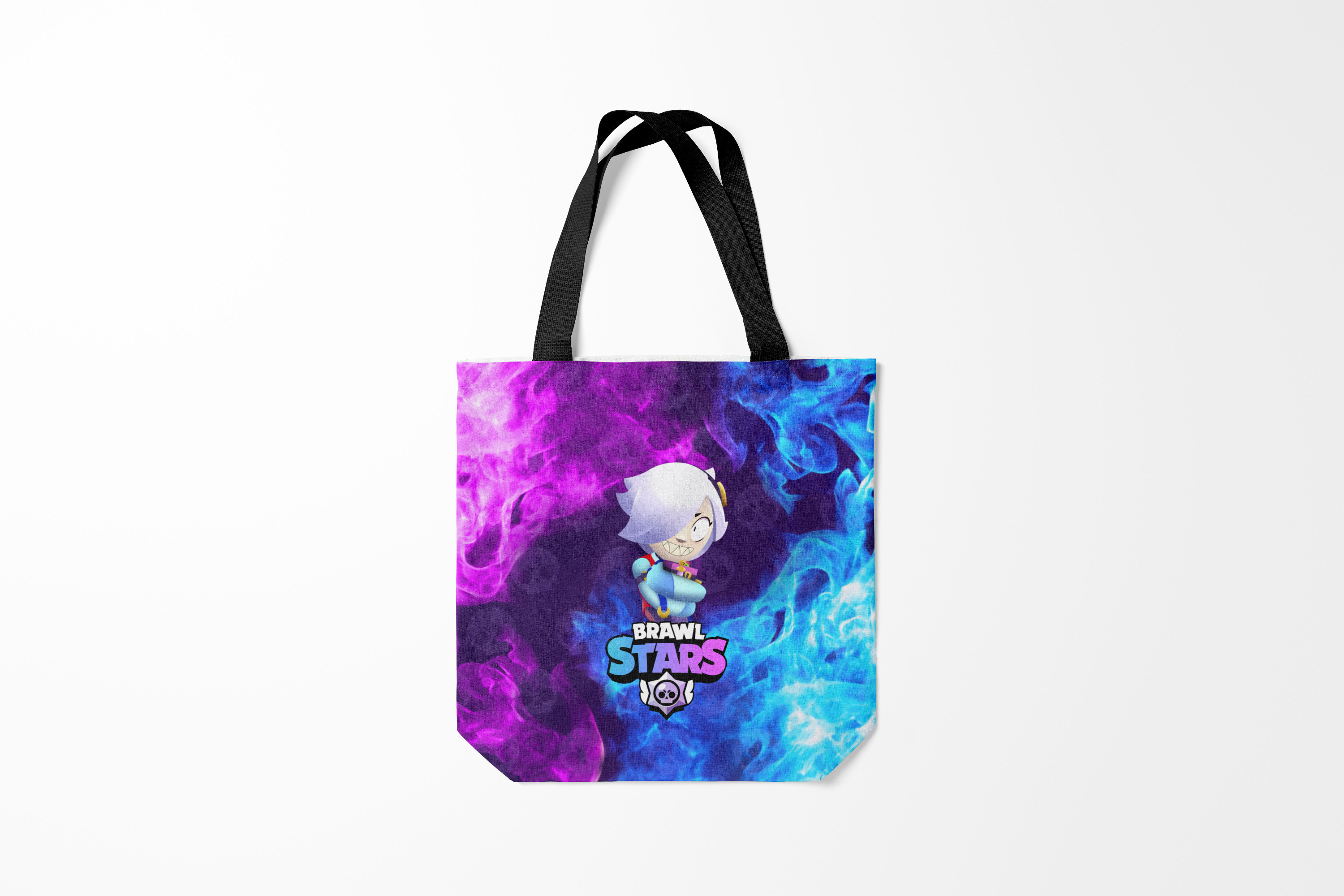 

Сумка шoппер унисекс Burnettie Brawl Stars Colette, синий; розовый, Brawl Stars Colette