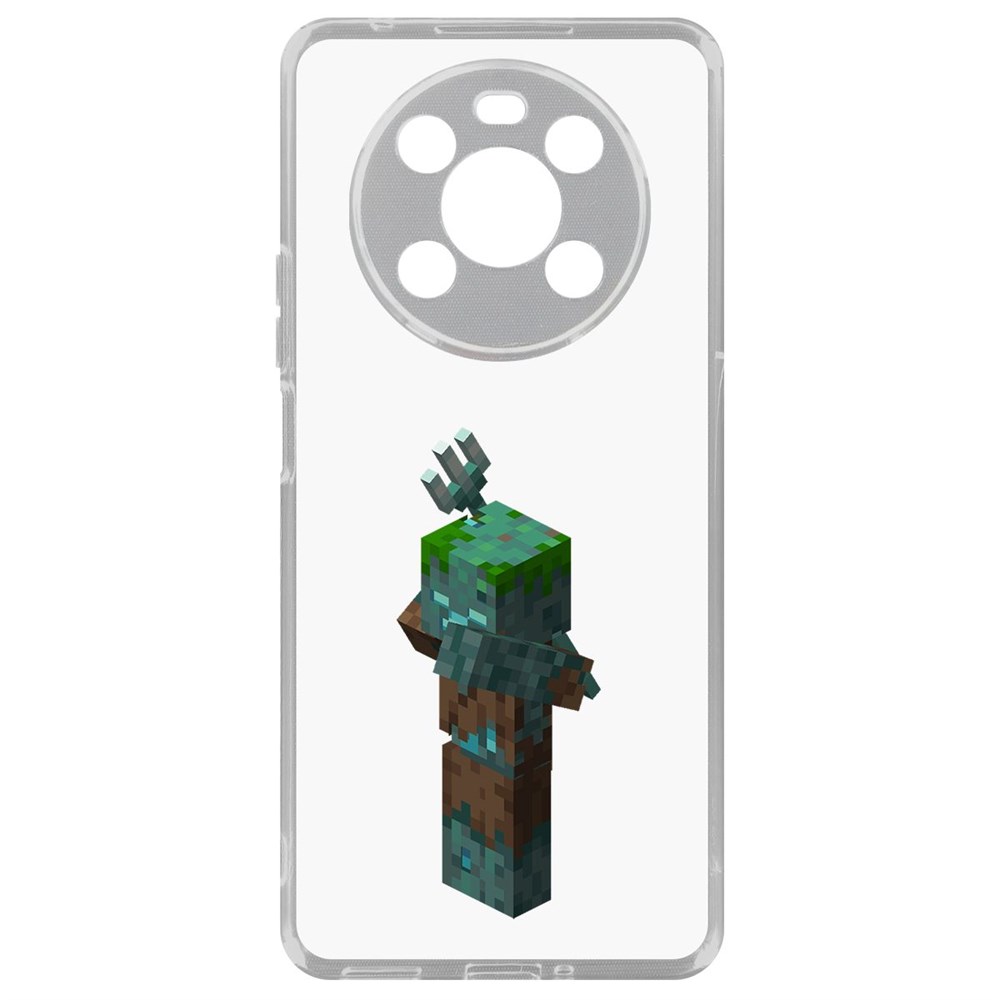 

Чехол Minecraft-Утопленник для Honor X9, Прозрачный